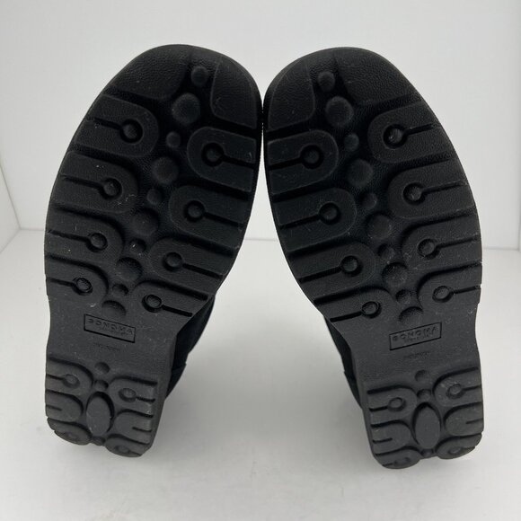 Sonoma Life Style Womens Size 10 Solid Jet Black Suede Slip-On Comfort Shoes - Picture 8 of 9